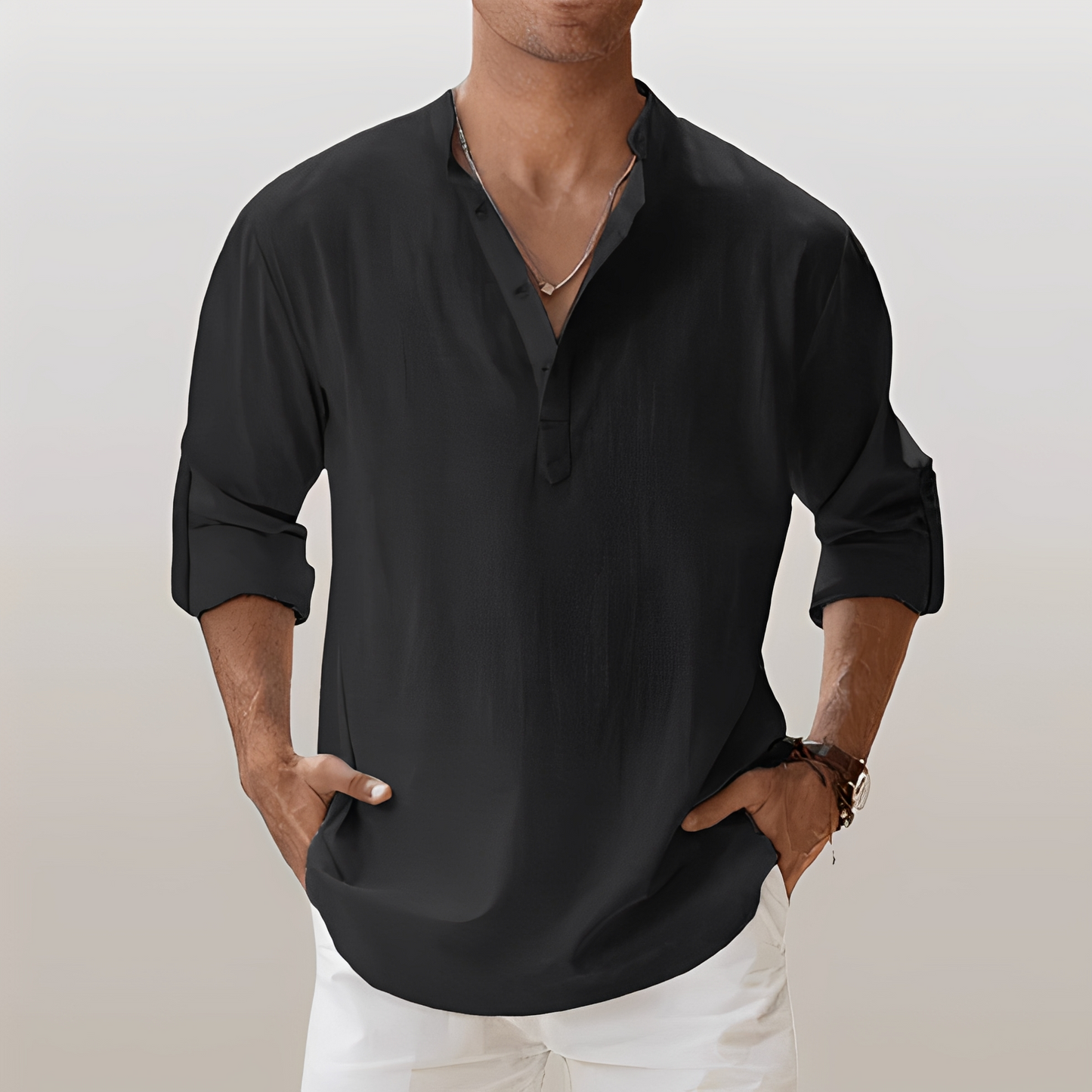 Lukas - Stylish men's summer shirt