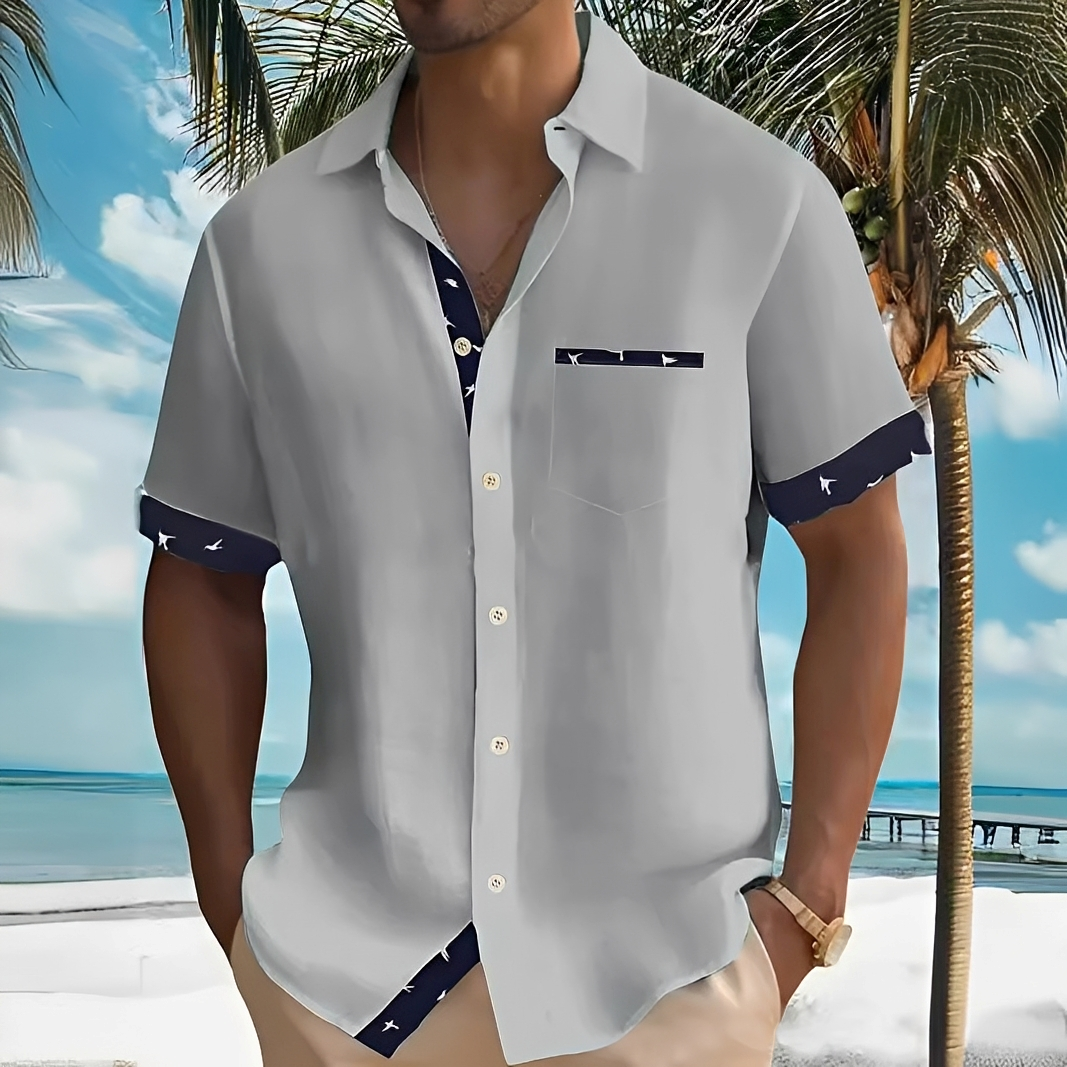 Arjun - Men's casual, loose-fitting shirt