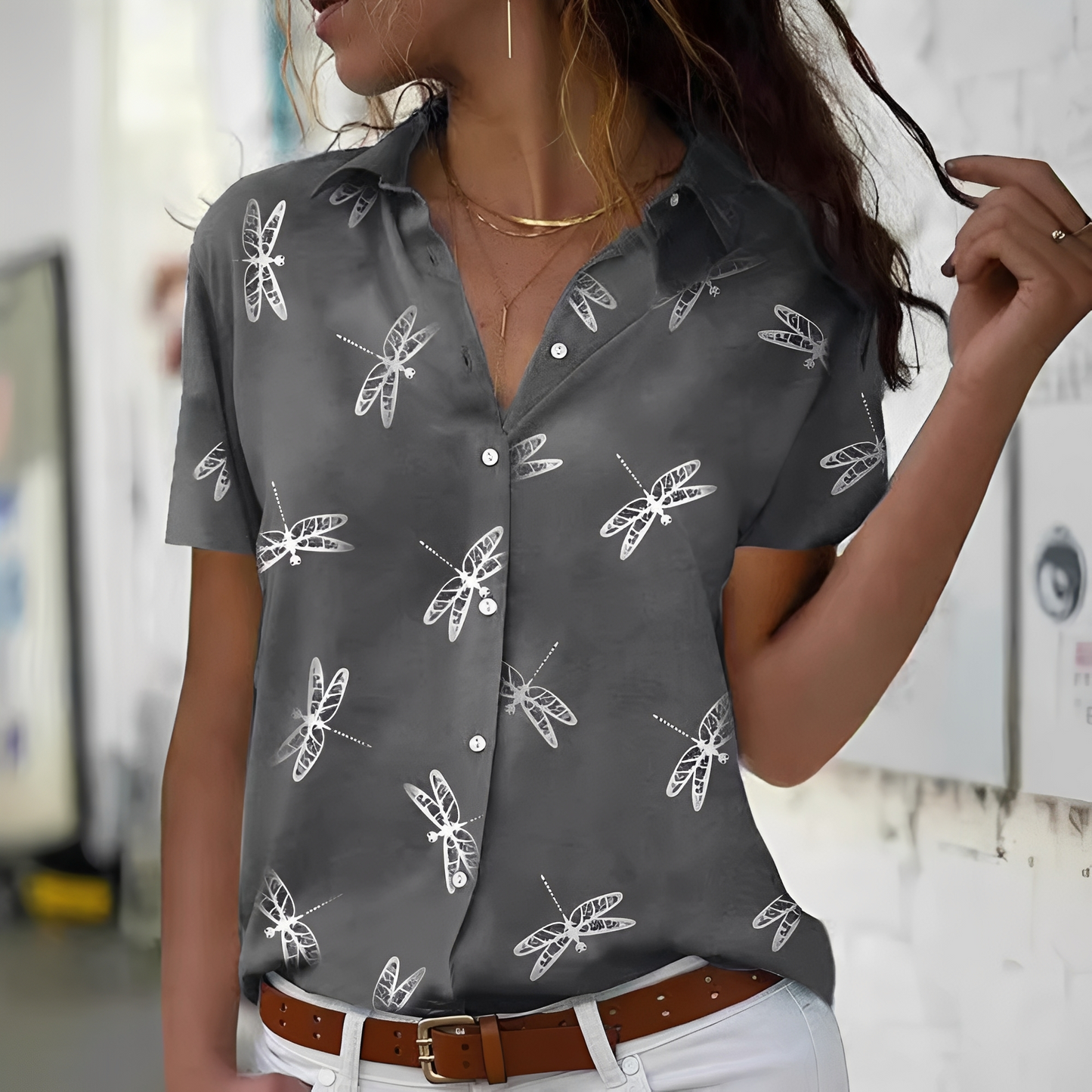 Joyce - Stylish, boundary-crossing shirt for women