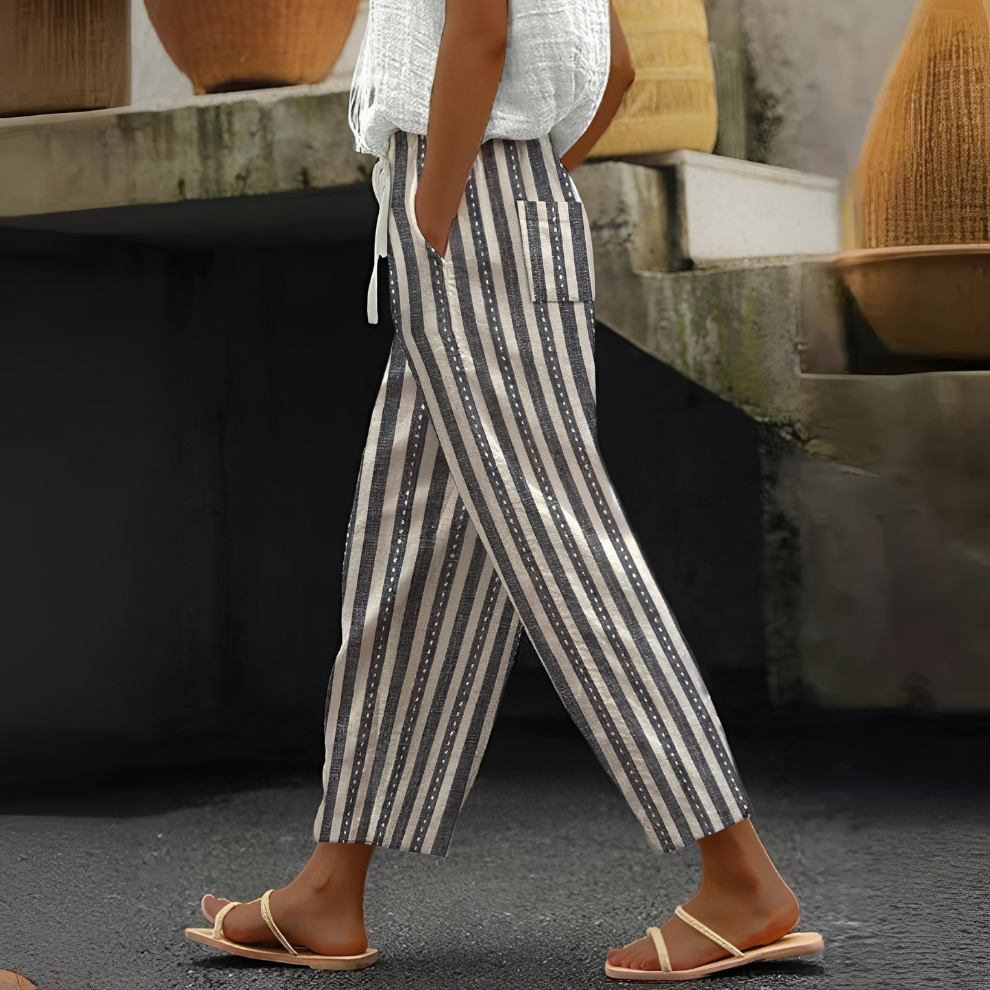 Betty - Stylish pants with pockets for women