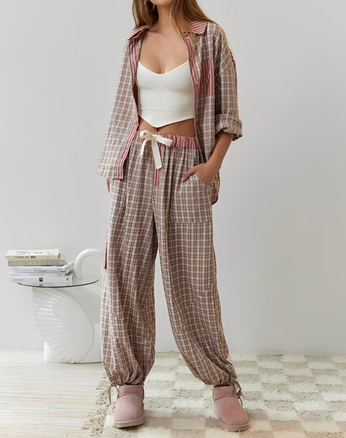 Sabrina - Casual, loose-fitting pajama set for women