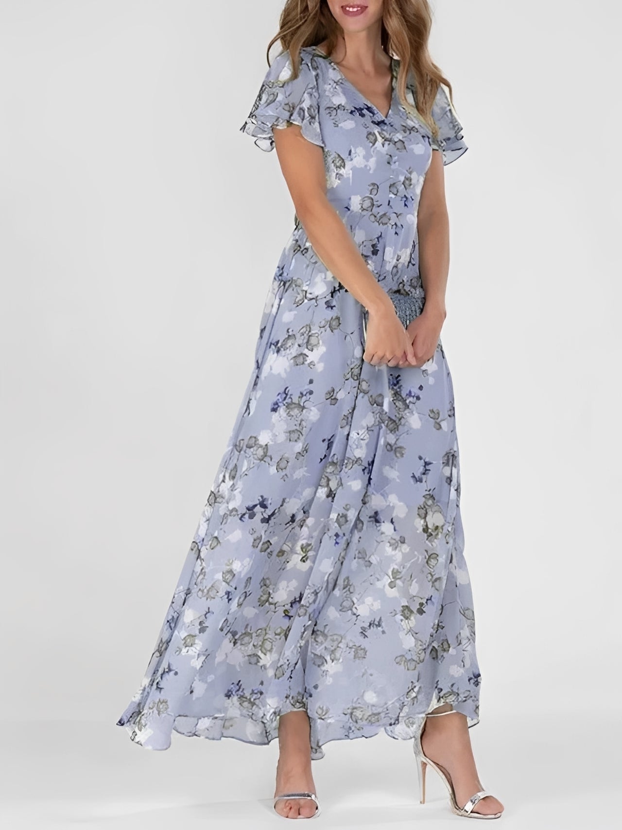 Eliza - Women's Casual Dress with Floral Design