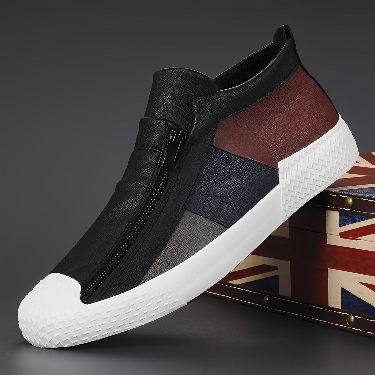 Alex - Stylish sneakers with color-blocking for men