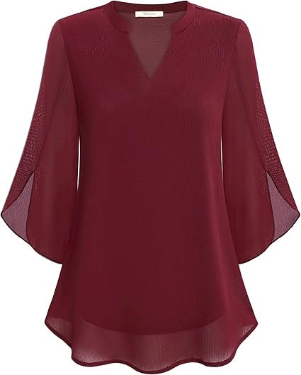 Brianna - Open sleeve blouse with stylish movement