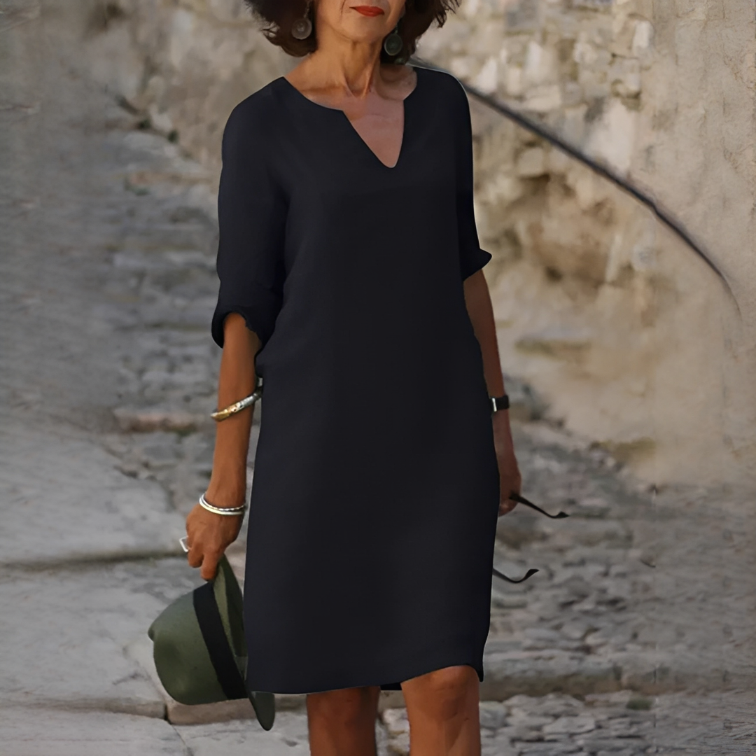 Carren - Stylish V-neck women's dress