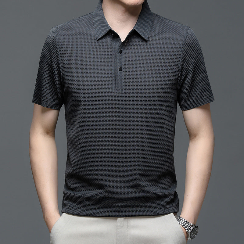 Gerald - Casual Seamless Polo Shirt for Men