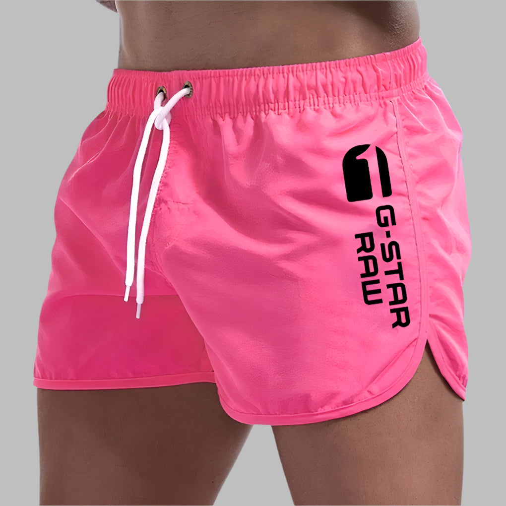 Adrien – Men's Solid Swimwear Summer