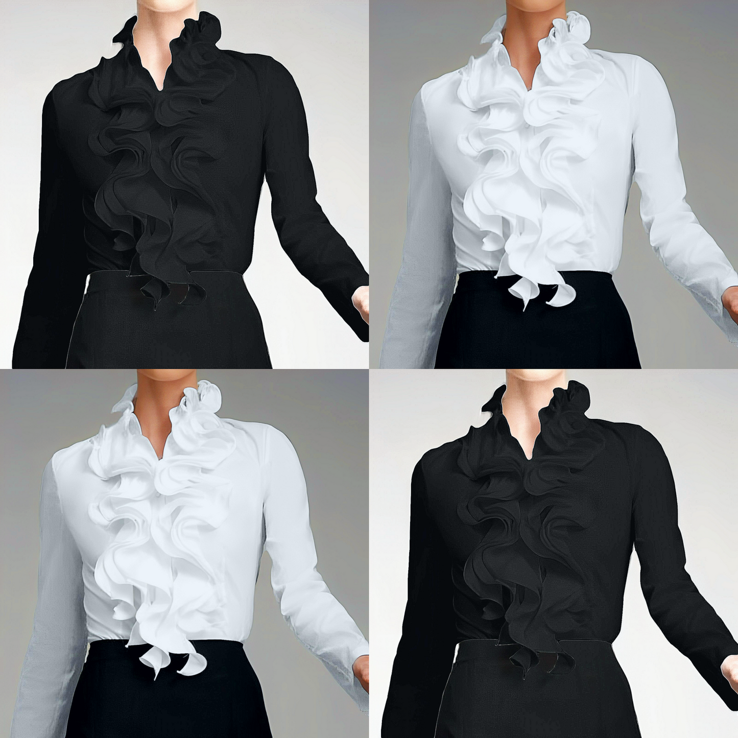 Sakura Ruffled Blouse