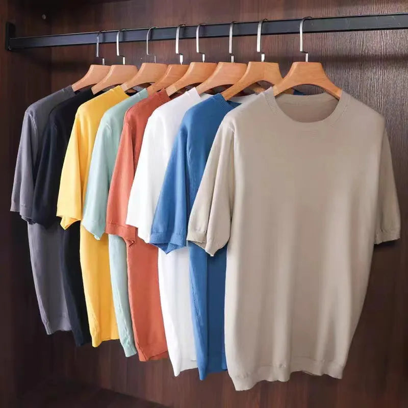 Rick - Soft Cashmere T-shirt for All-Day Comfort