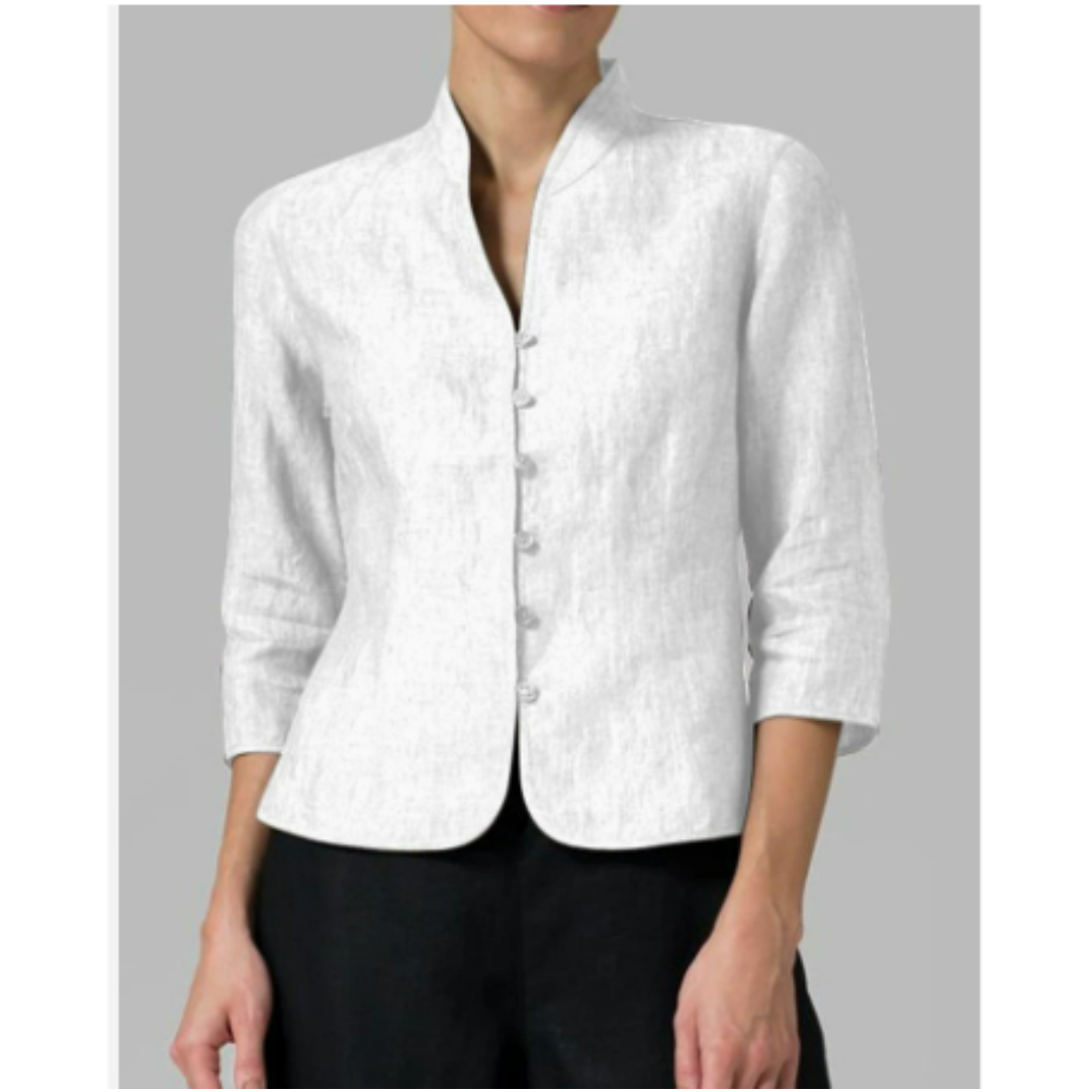 Brynna - Premium Women's Blouse with High Collar