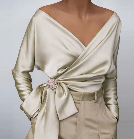 Alayah - Lightweight Silk Summer Blouse