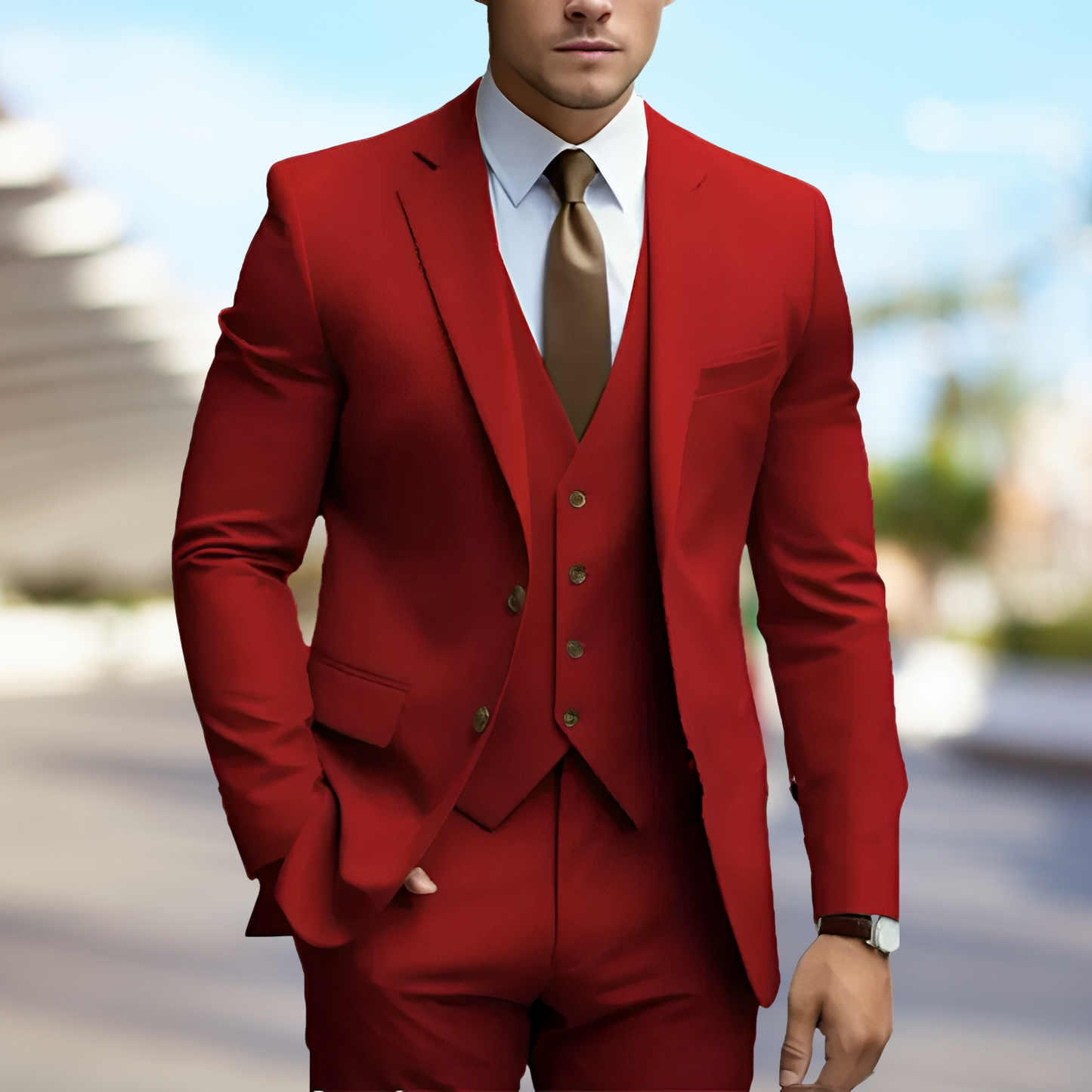 Liam – Stylish 3-Piece Men's Wedding Suit
