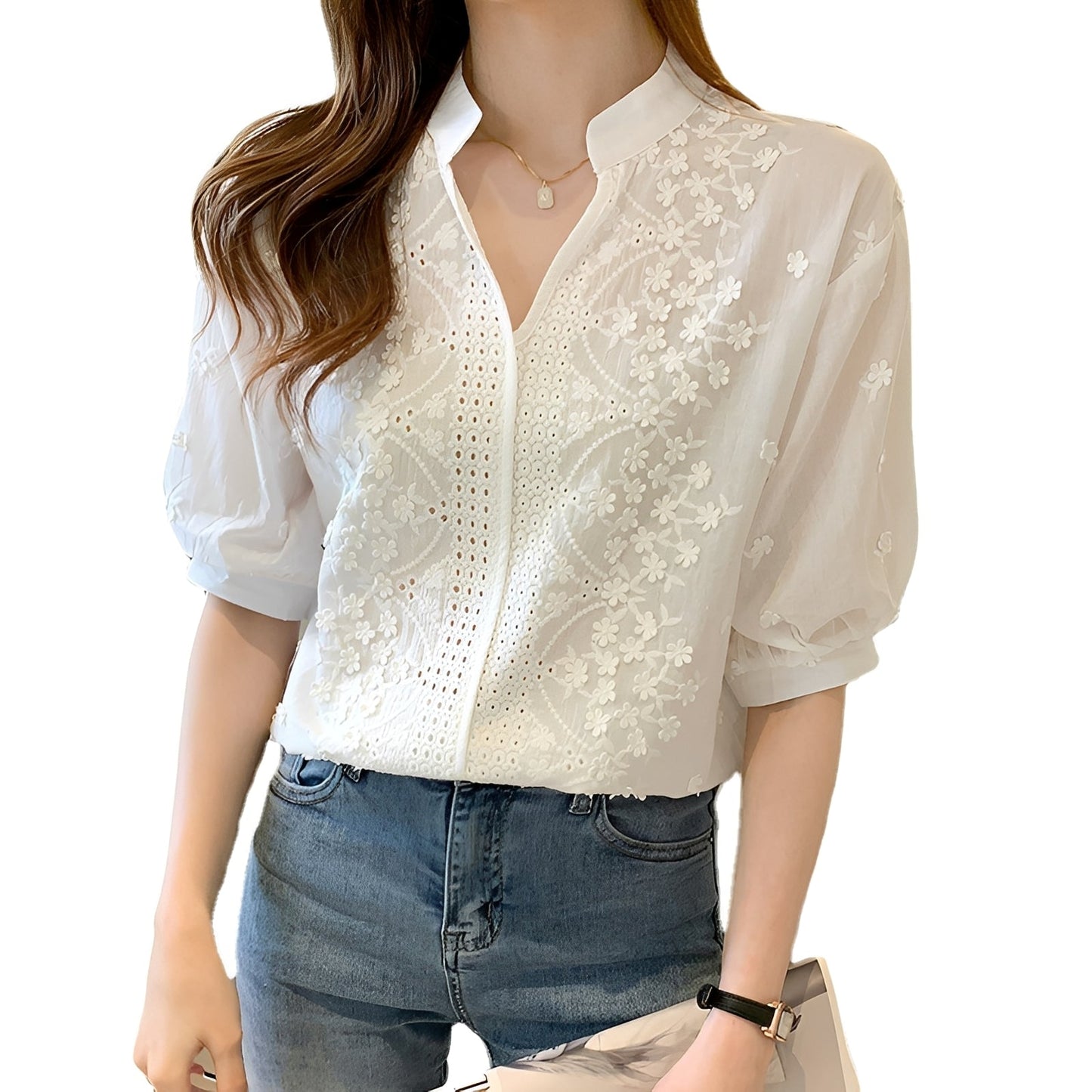 Camille – Chic and Comfortable White Shirt