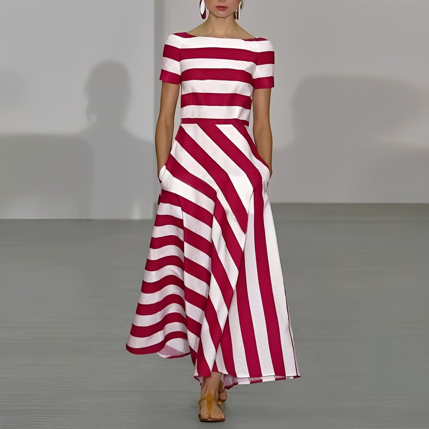 Charmaine – Chic Striped Dress