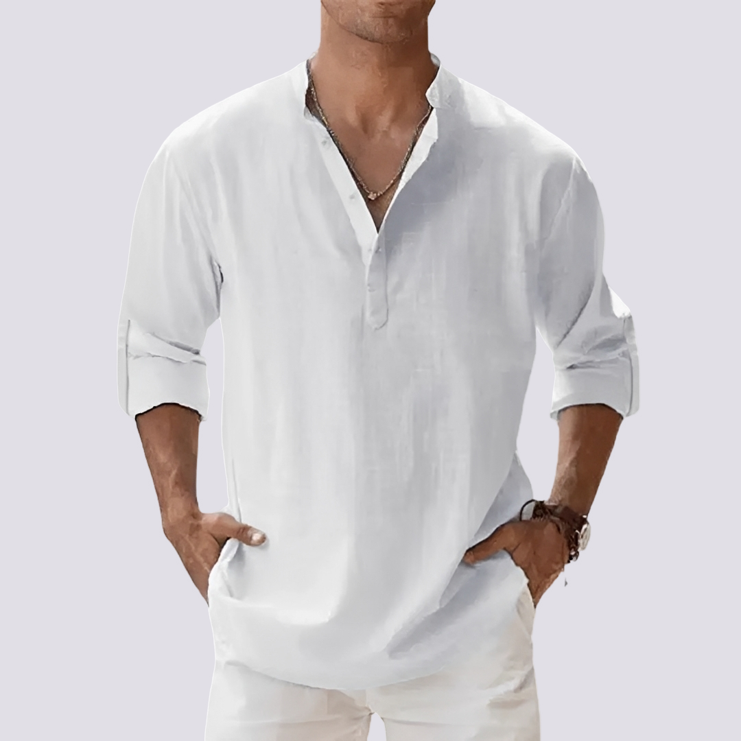 Floyd - Comfortable shirt with roll-up sleeves for men