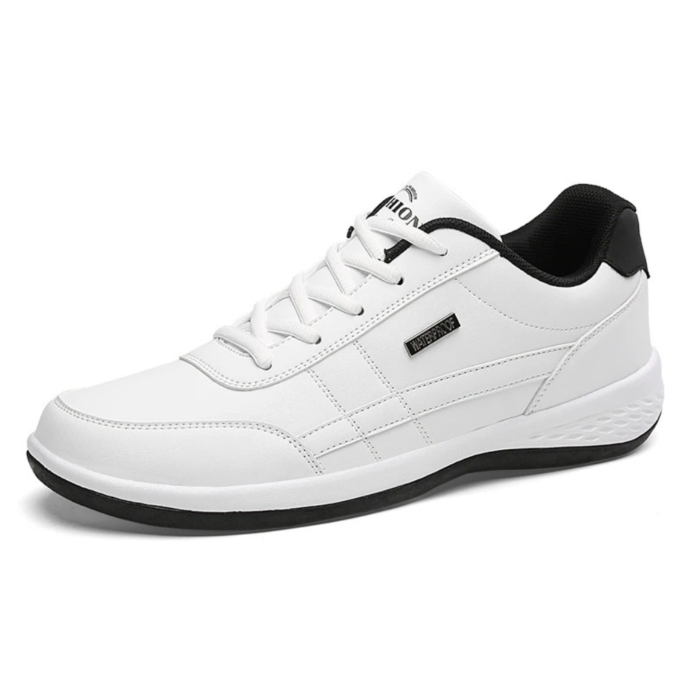 Clarenz - Men's Leather Sneakers with Orthopedic Comfort
