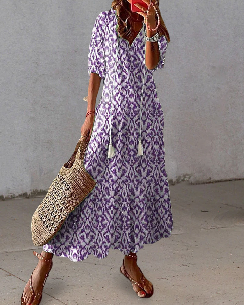 Dianna - Boho dress with a flattering fit
