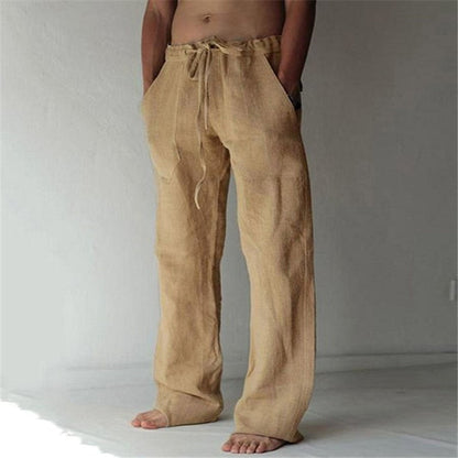 Benjamin - Men's Solid Color Linen Pants