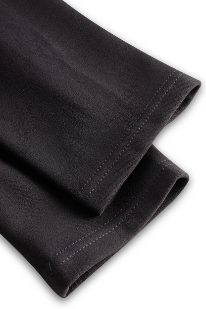 Lara – Stylish Midi Dress with Crossed Collar