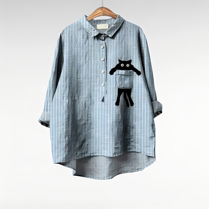 Natallia - Stylish vintage blouse for women