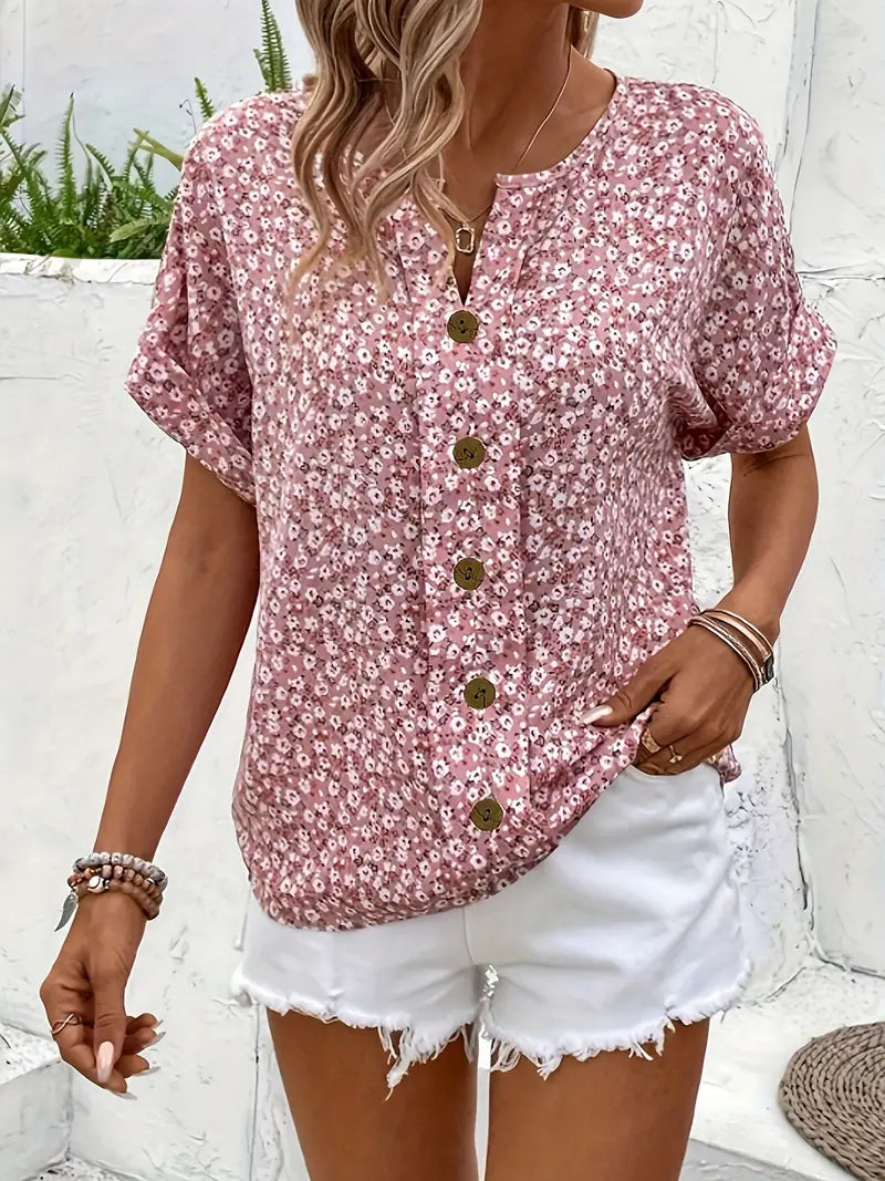 Lina – Short summer top with a feminine flair