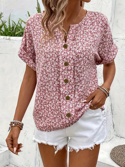Lina – Short summer top with a feminine flair