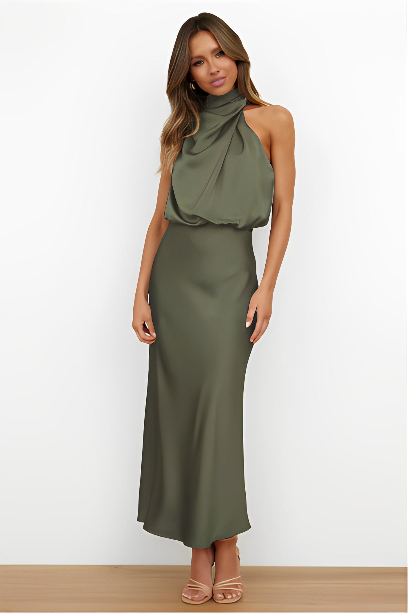 Marley - Chic Women's Evening Satin Dress