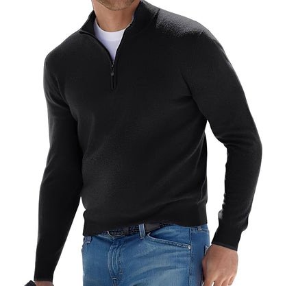 Eliott - Men's Cashmere Sweater with Zipper