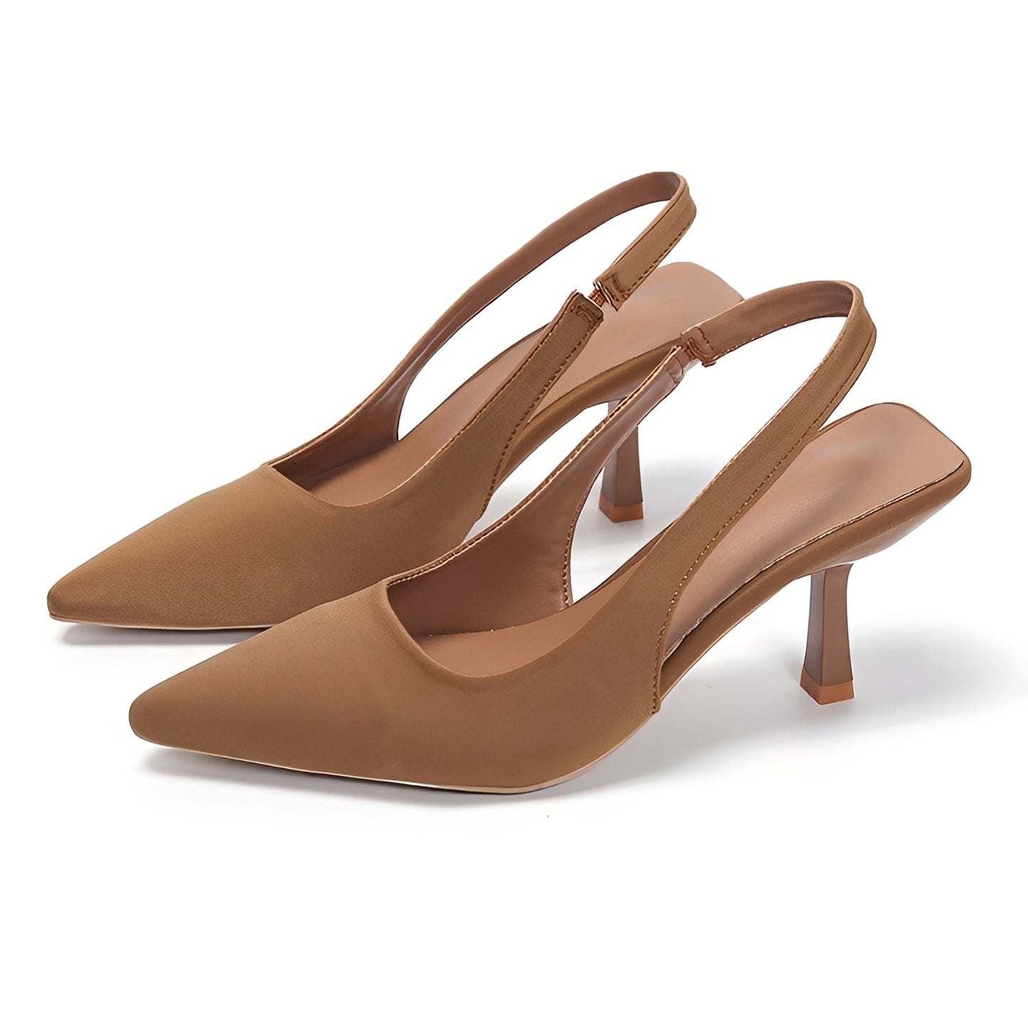 Nannie - Elegant slingback high heels for women