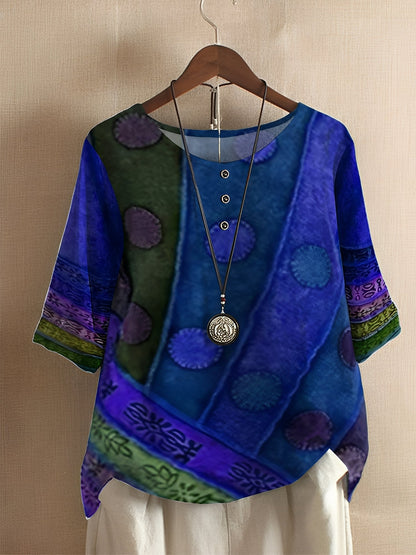 Bethany - Chic, loose-fitting women's top