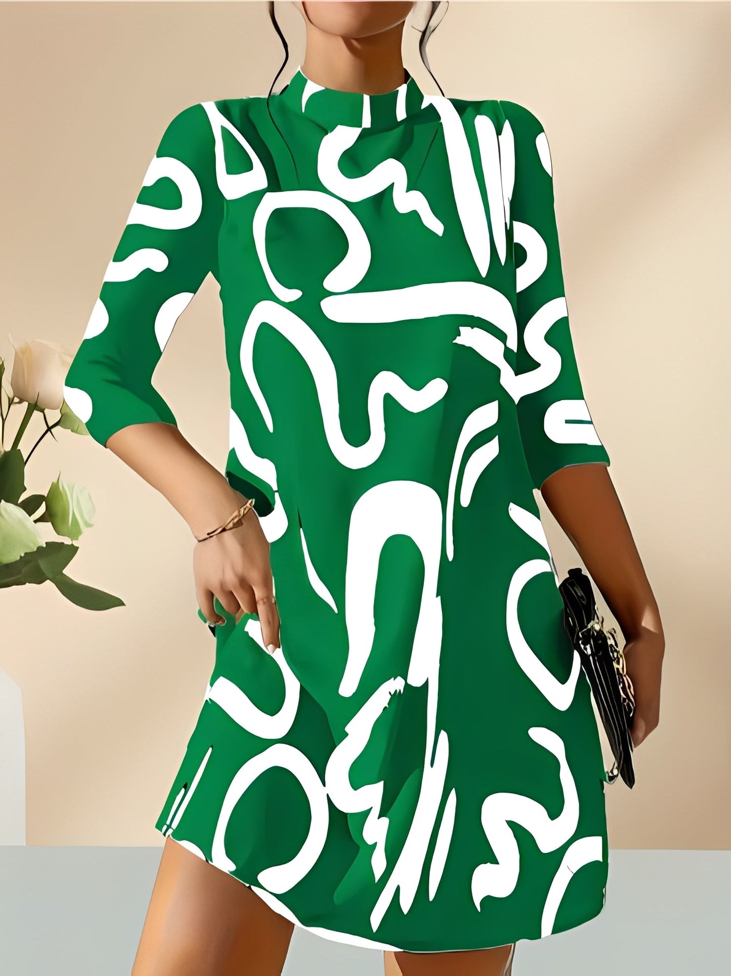 Kathryn - Stylish printed dress for women