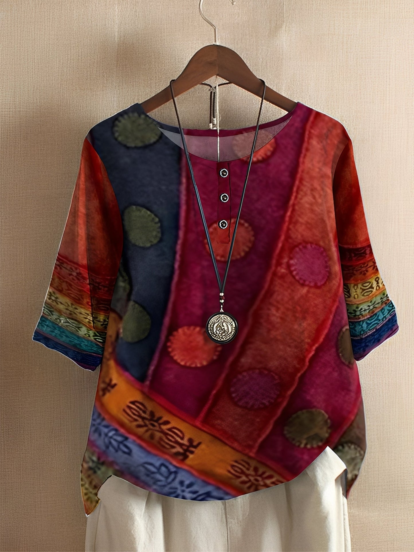 Bethany - Chic, loose-fitting women's top