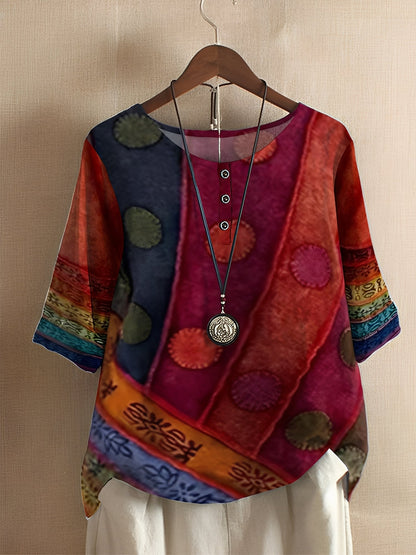 Bethany - Chic, loose-fitting women's top