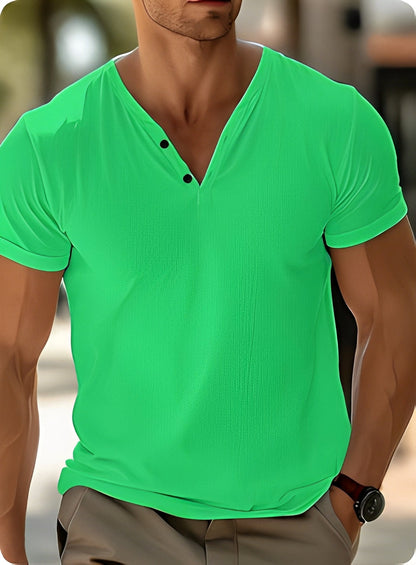 Darell - Men's Casual V-Neck T-Shirt