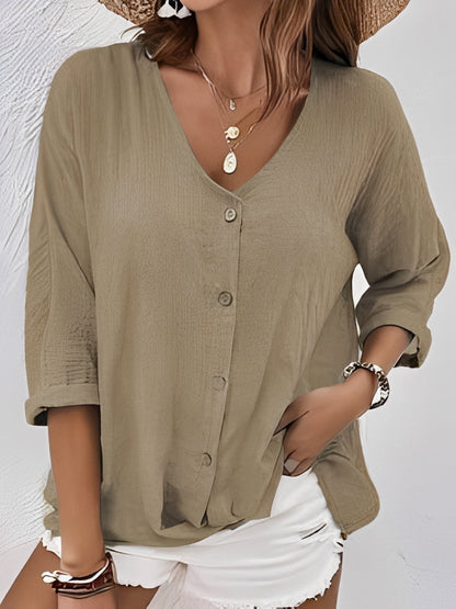 Belle - Comfortable V-neck Shirt for Women