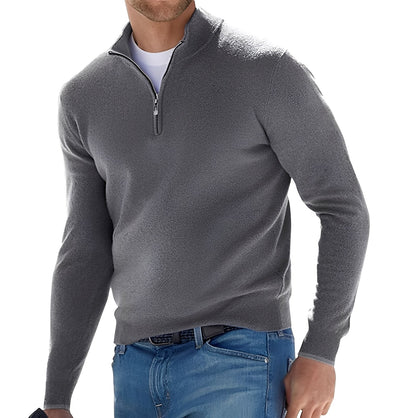 Eliott - Men's Cashmere Sweater with Zipper