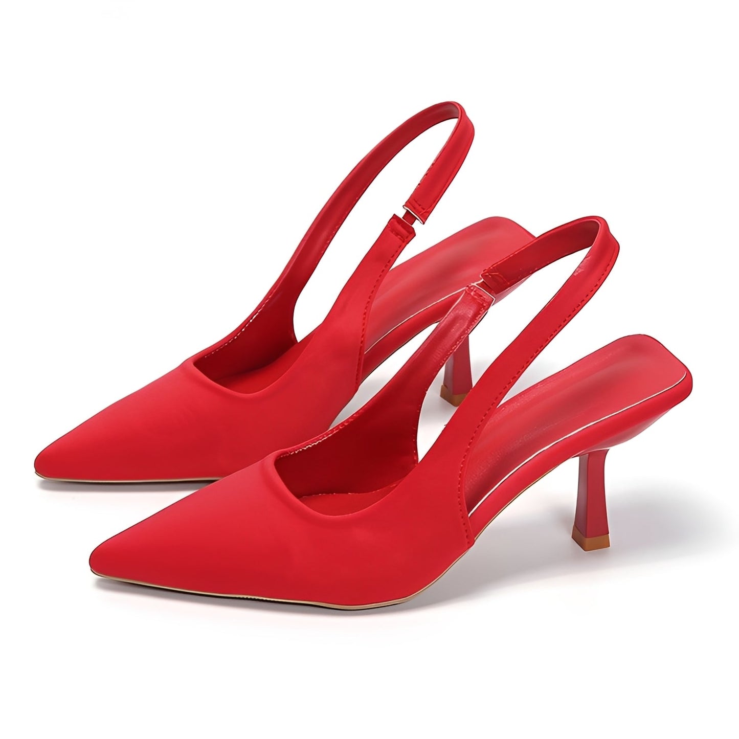 Nannie - Elegant slingback high heels for women