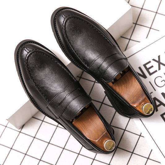 Edward - Elegant Penny Loafers with Round Toe for Men