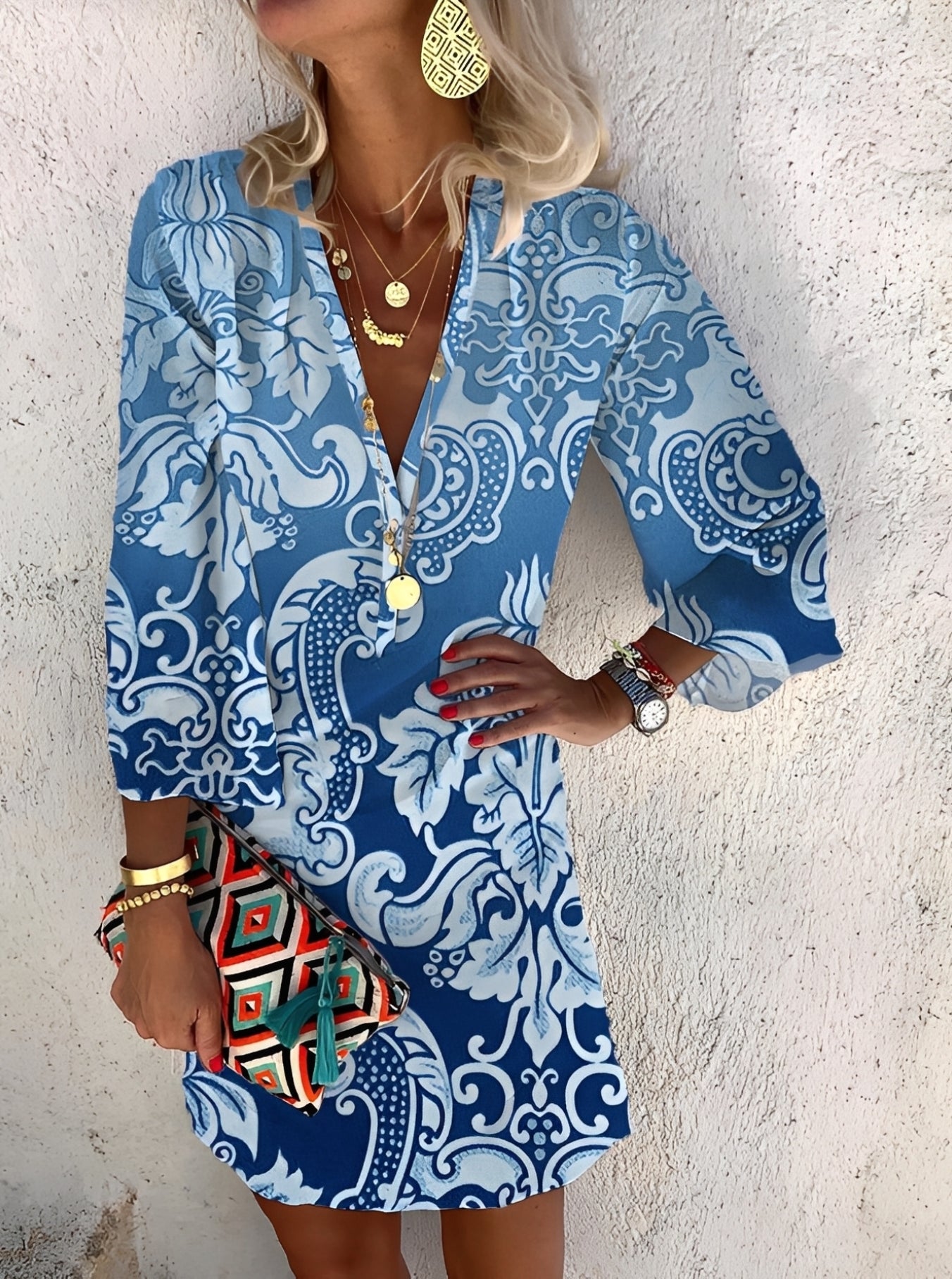 Shania - Chic Boho Minidress for Women