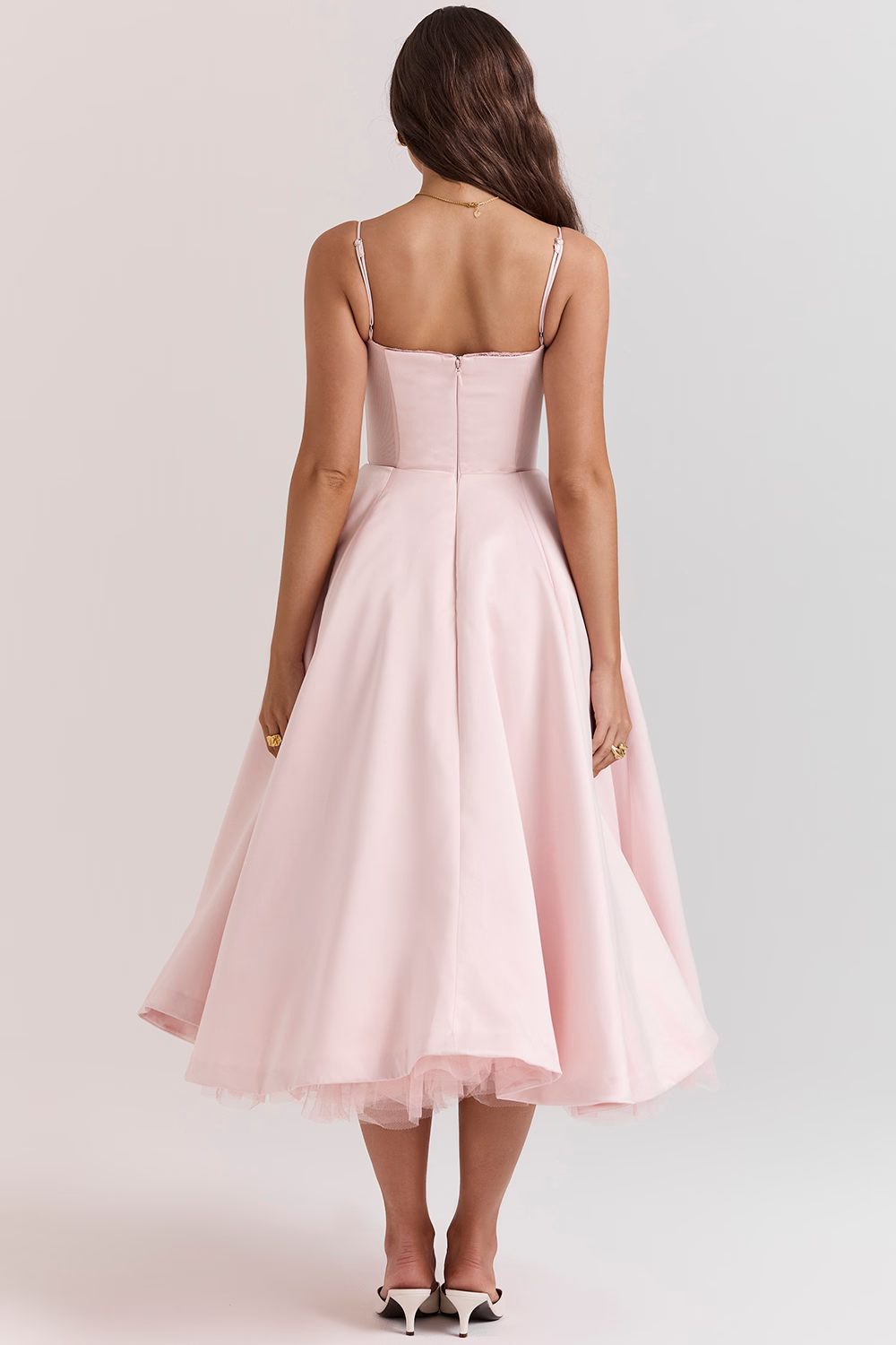 Leona - Chic Satin Dress for Celebrations
