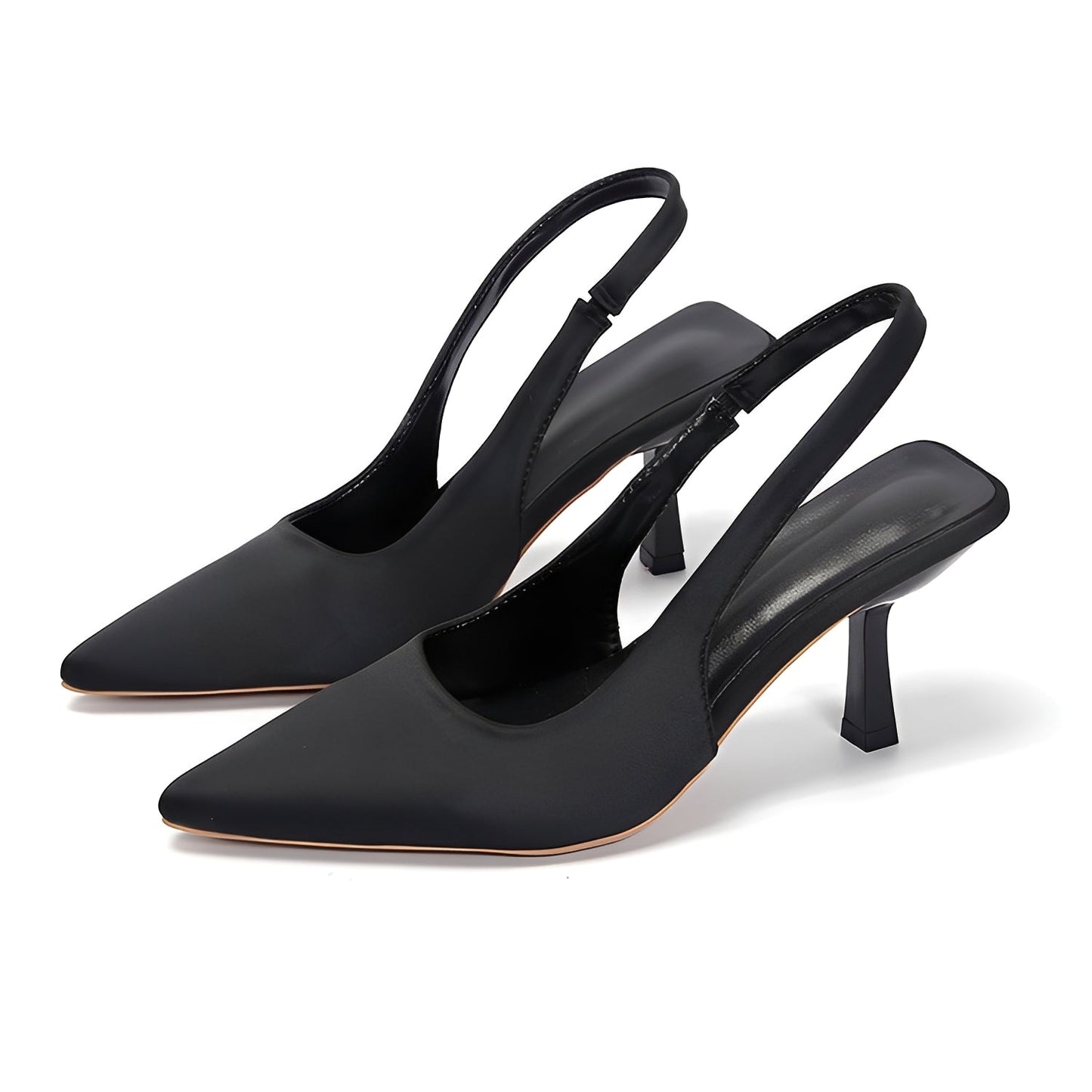 Nannie - Elegant slingback high heels for women