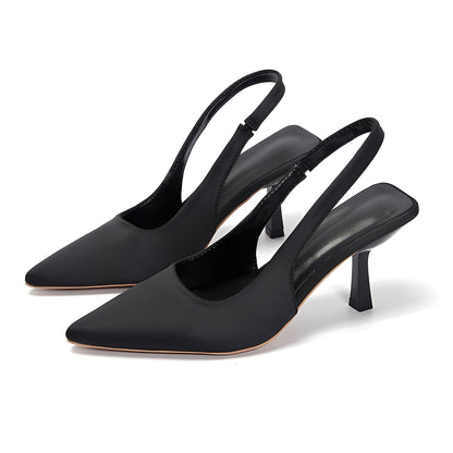 Nannie - Elegant slingback high heels for women