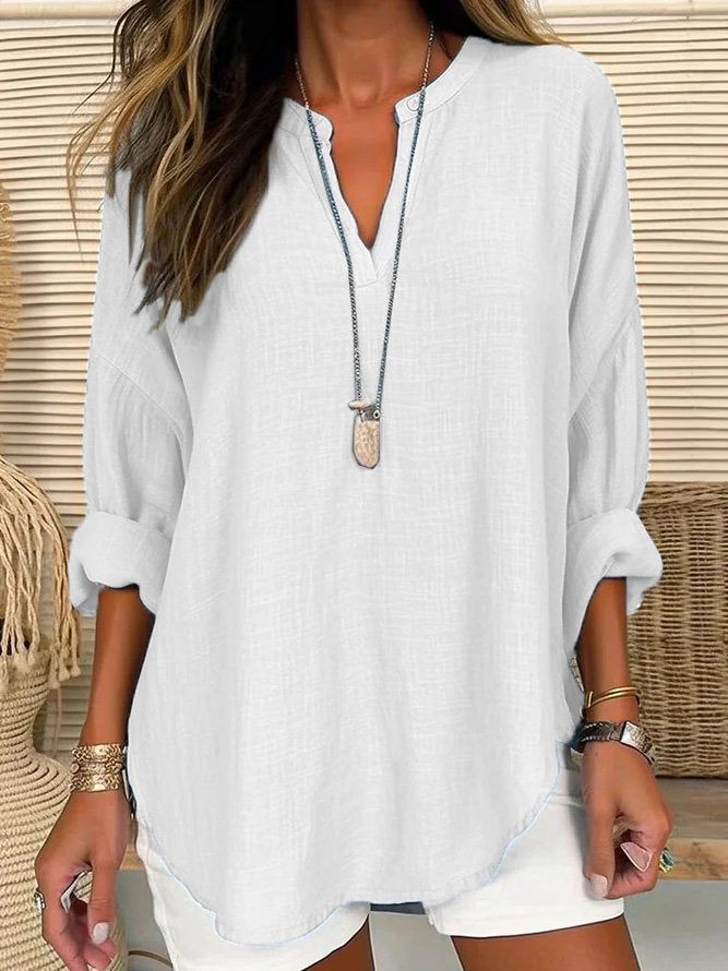 Eliza - Casual Linen Blouse