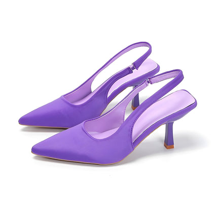 Nannie - Elegant slingback high heels for women