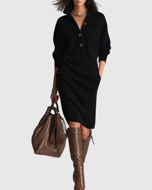 Arianell – Stylish Knitted Midi Dress