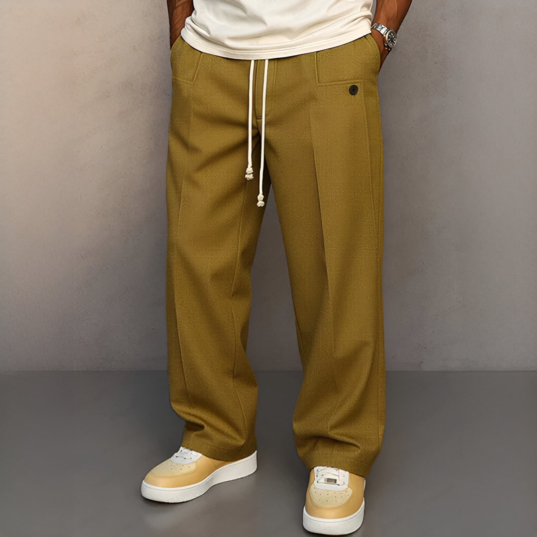 Clent - Men's stylish drawstring pants