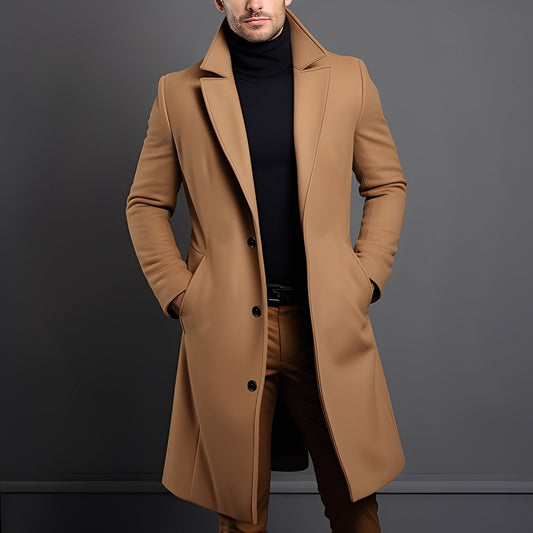 Clifton - Stylish Wool Trench Coat for Men