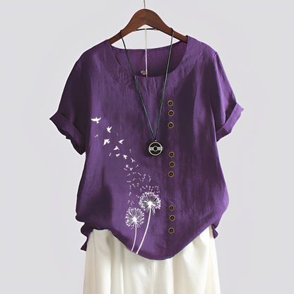 Isabelle - Women's Short Sleeve Comfortable Shirt