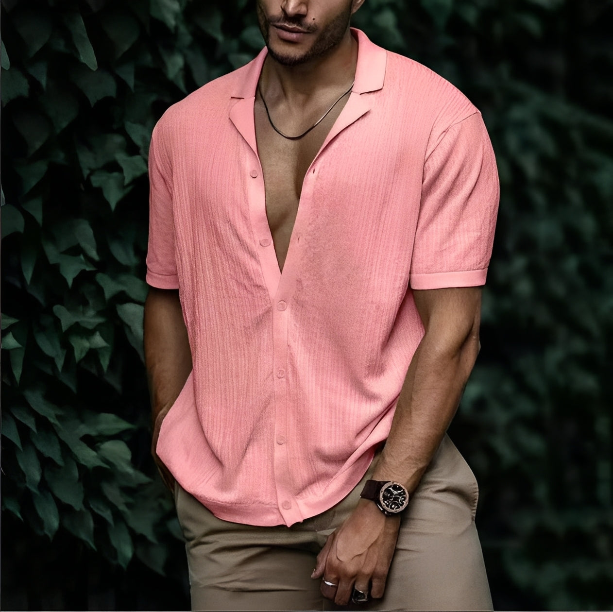 Rowan - Casual, loose-fitting shirt for men