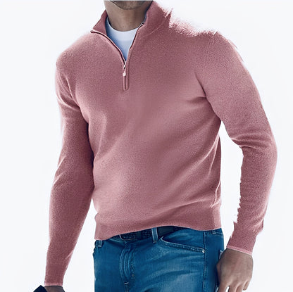 Eliott - Men's Cashmere Sweater with Zipper